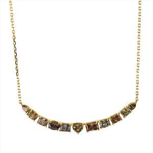 Collier 18 kt GG, mit ZÖ 40,6 cm