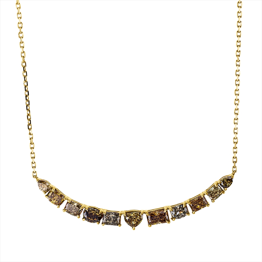 Collier 18 kt GG, mit ZÖ 40,6 cm