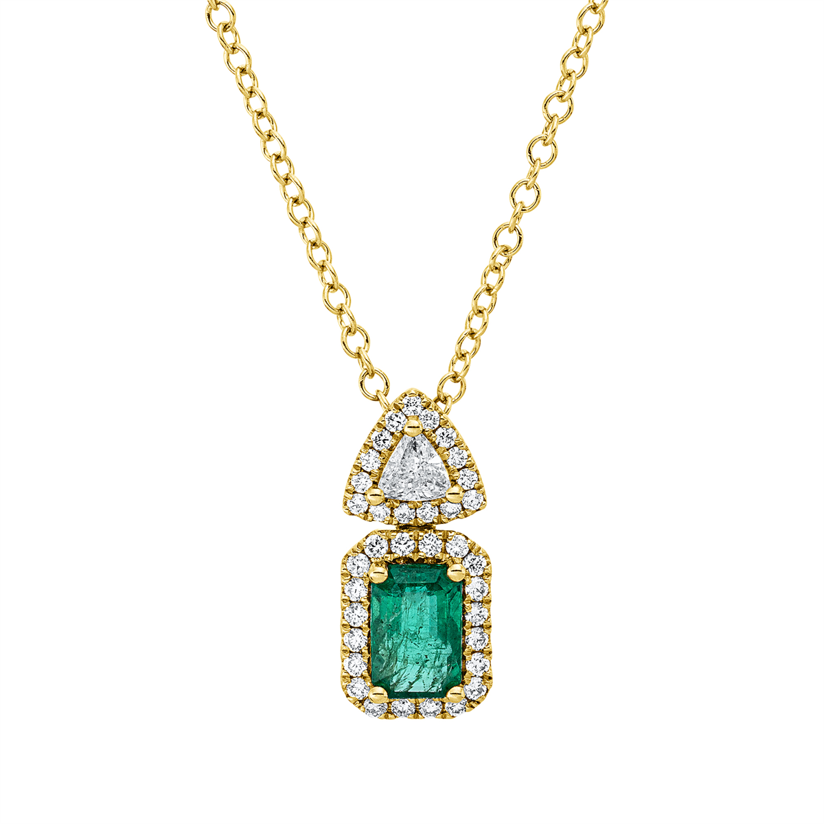 Collier 18 kt GG, mit ZÖ 40 cm