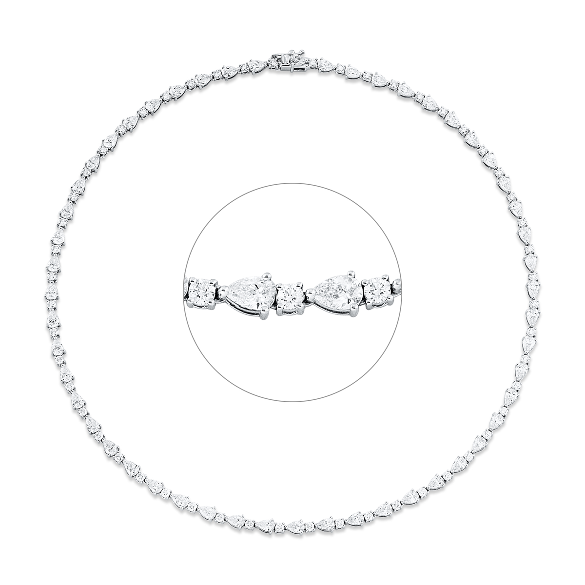 Collier 18 kt WG