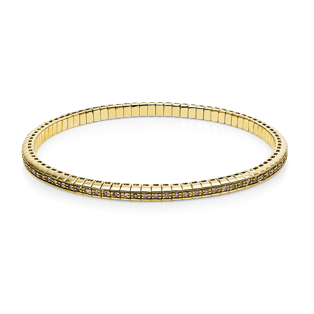 Armband 4er-Krappe 18 kt GG, Flex-Band, variabel