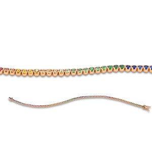 Armband 4er-Krappe 18 kt RG