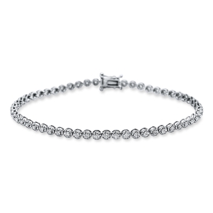 Tennisarmband  18kt Gelbgold / Weißgold mit 1,00ct Diamanten