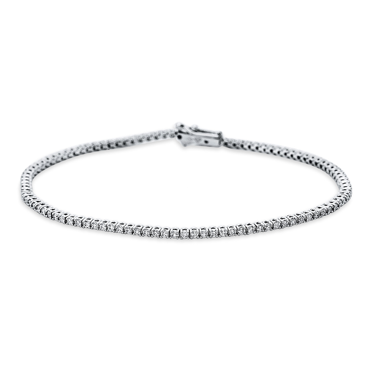 Tennisarmband  18kt Weißgold mit 1,16ct Diamanten