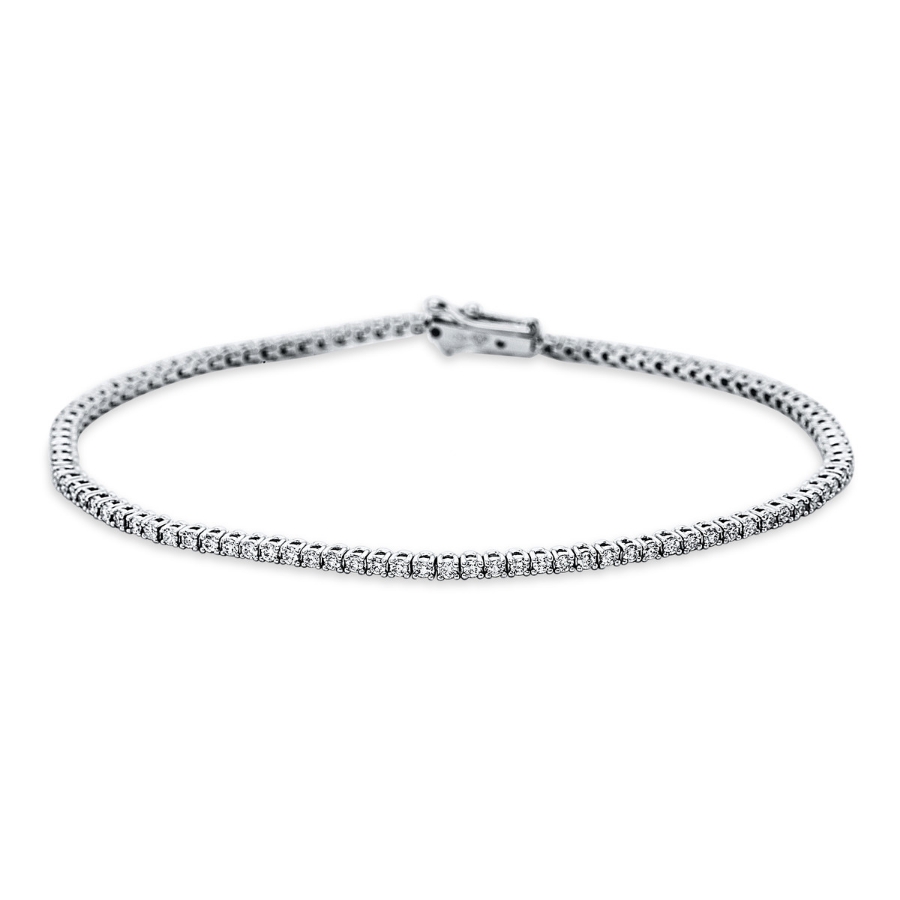 Tennisarmband  18kt Weißgold mit 1,16ct Diamanten