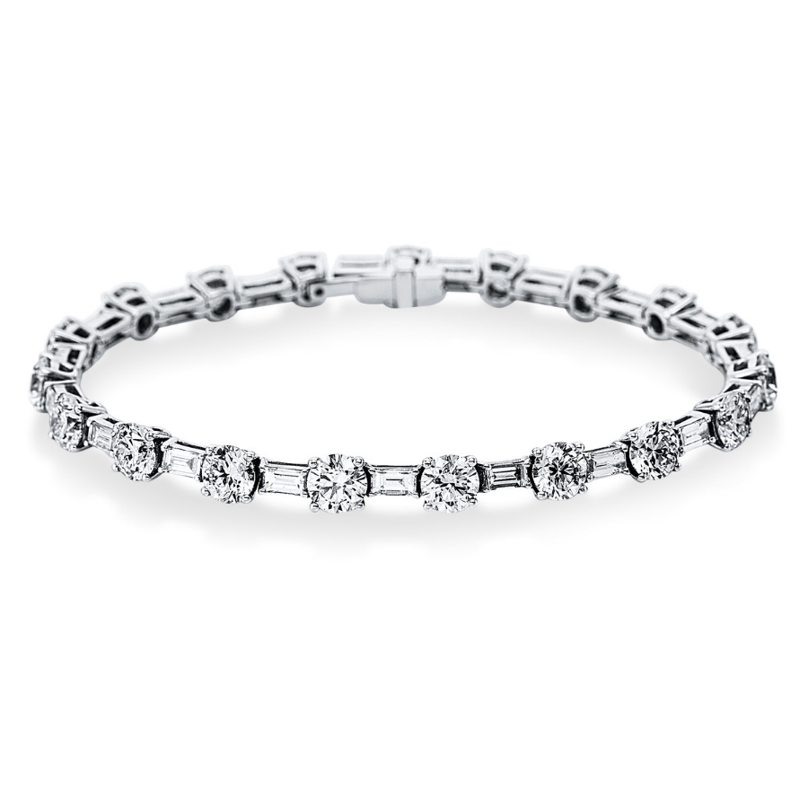 Armband 18 kt WG, GIA: 15pcs