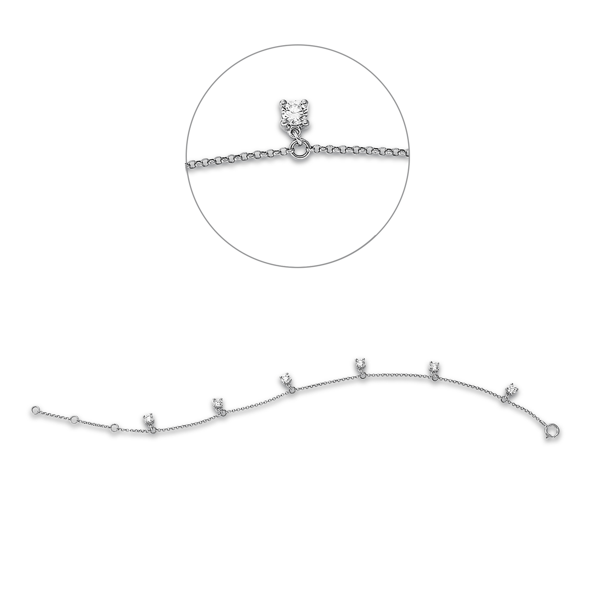 Armband 18 kt WG