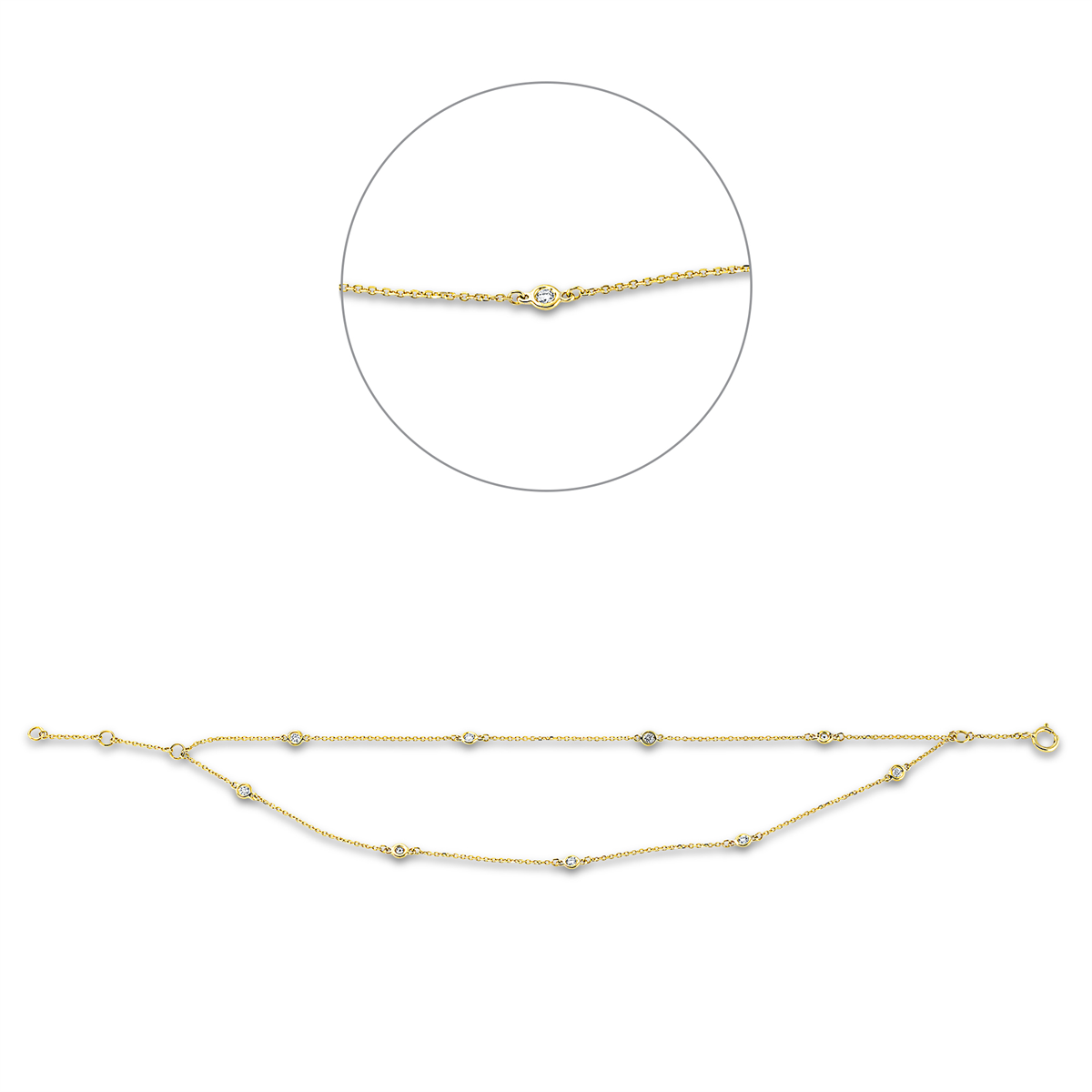 Armband 18 kt GG