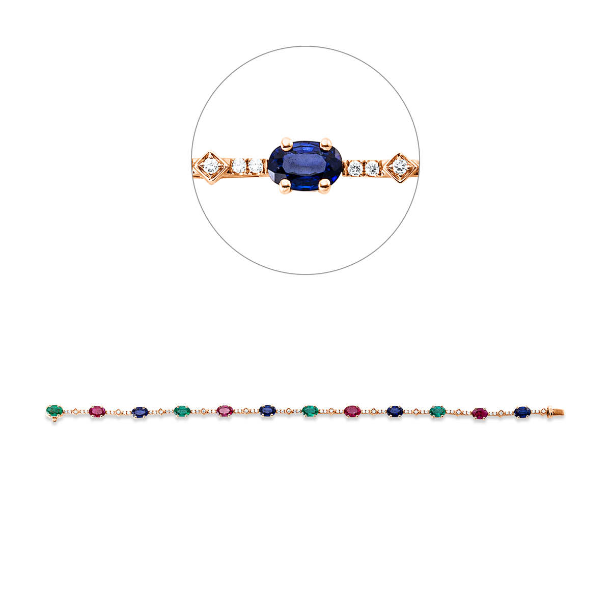Armband 18 kt RG