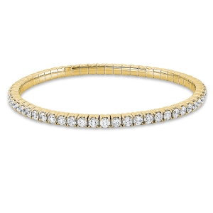 Armband 4er-Krappe 18 kt GG, Flex-Band, variabel