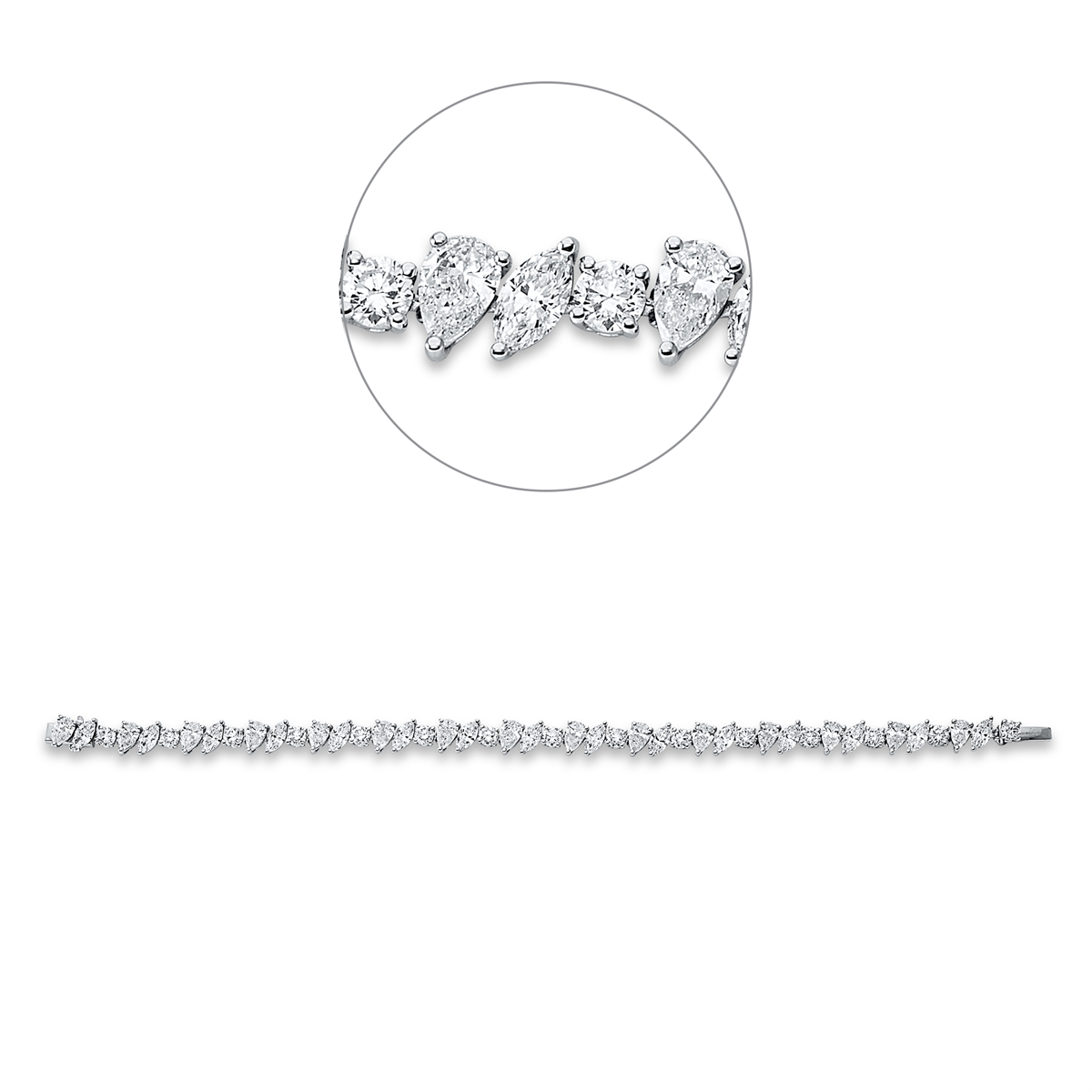 Armband 18 kt WG