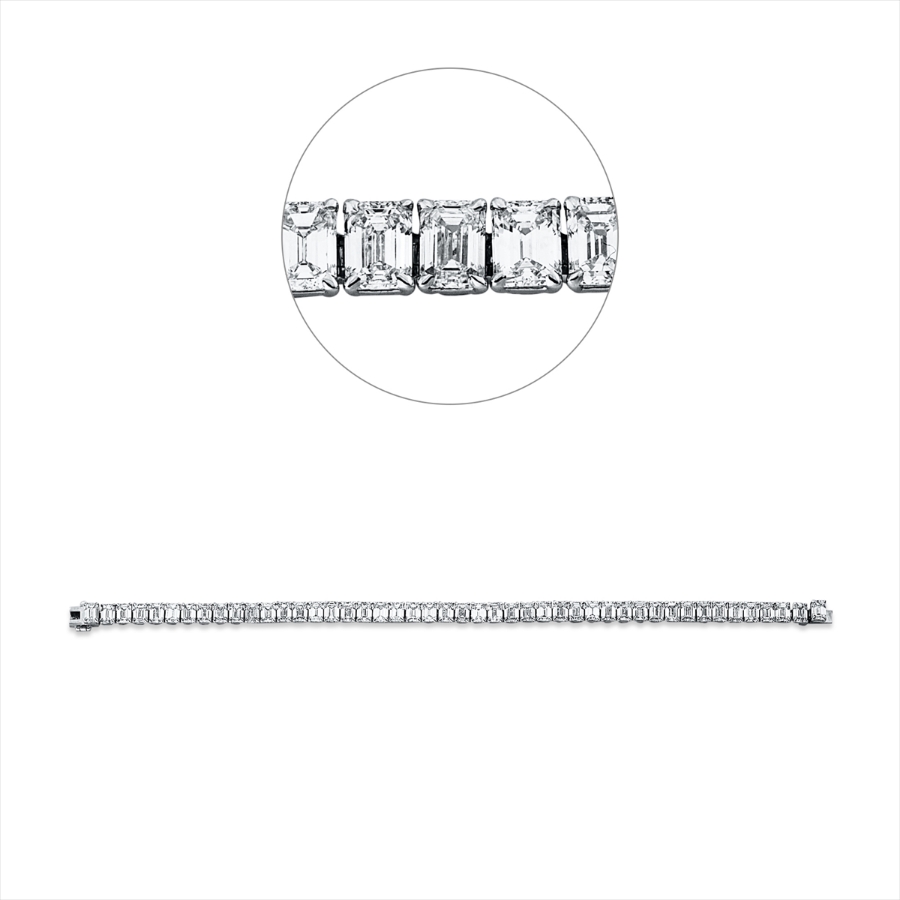 Armband 4er-Krappe 18 kt WG