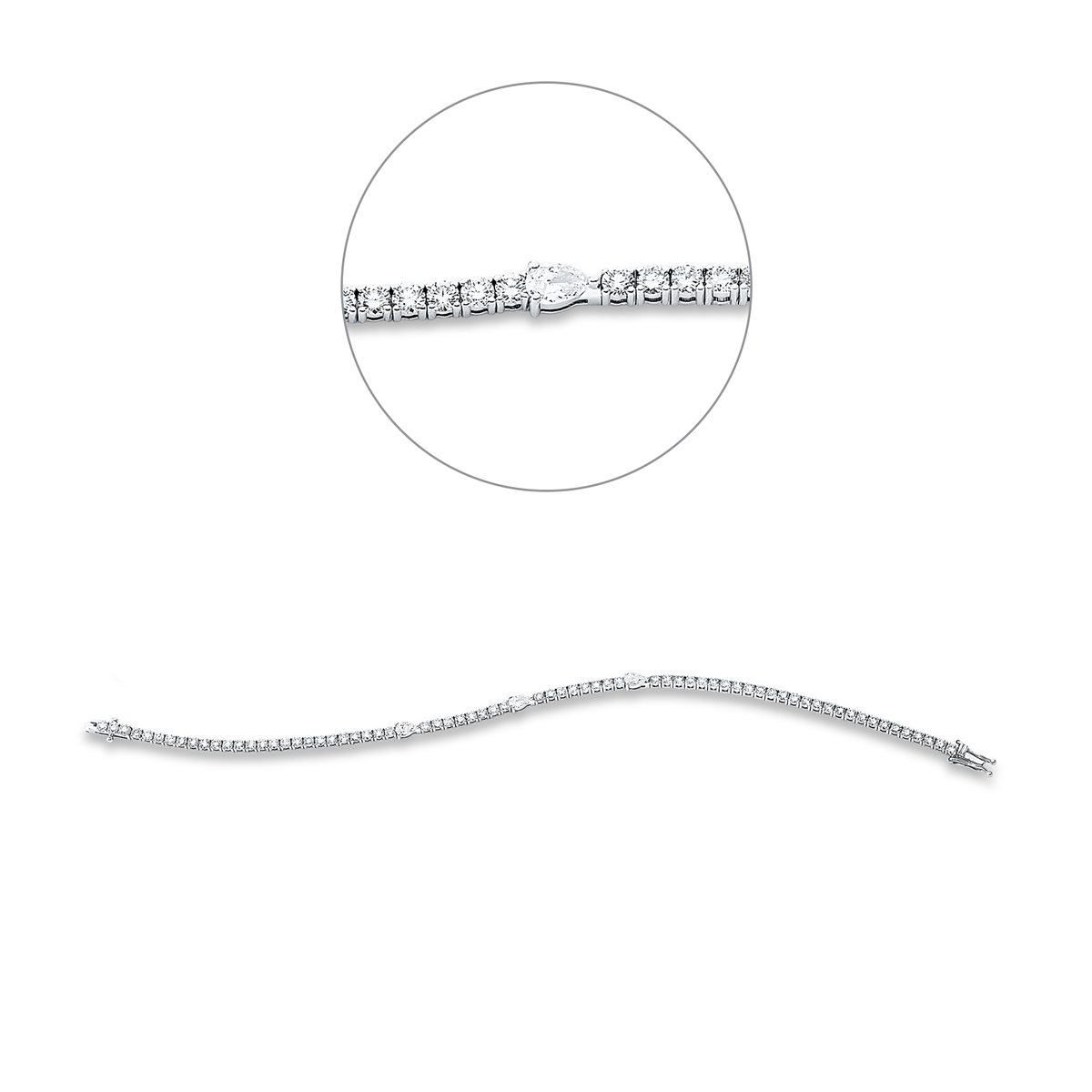 Armband 18 kt WG