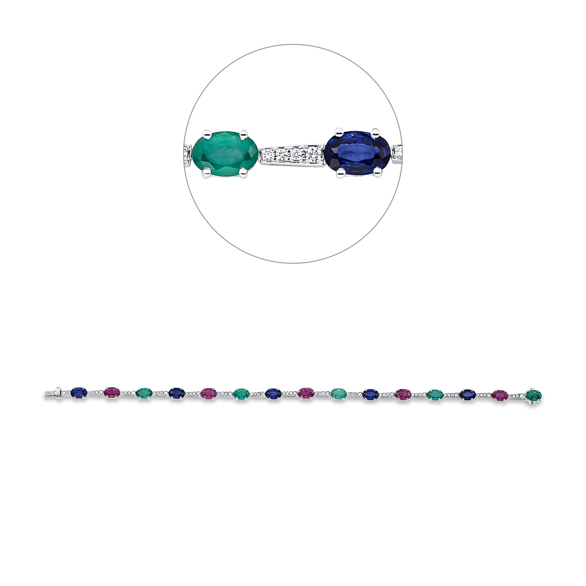 Armband 18 kt WG