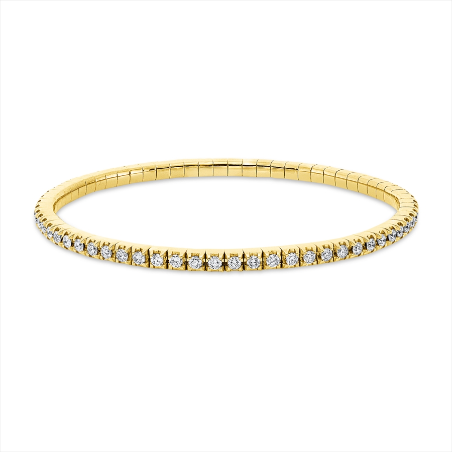 Armband 4er-Krappe 18 kt GG, Flex-Band, variabel