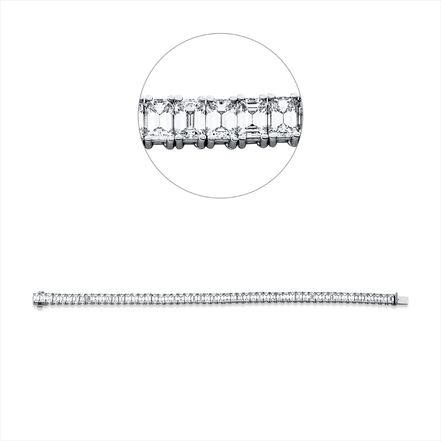 Armband 4er-Krappe 18 kt WG