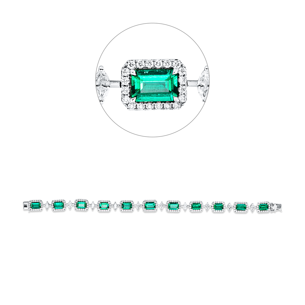 Armband 18 kt WG