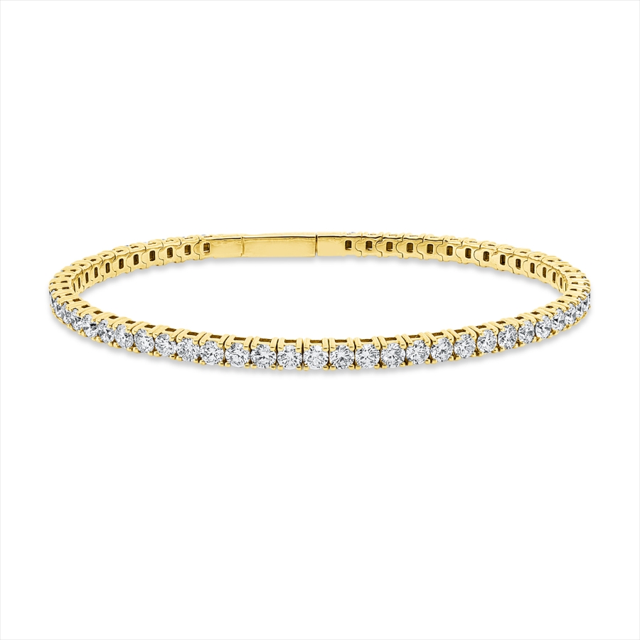 Armband 4er-Krappe 18 kt GG, flexibel