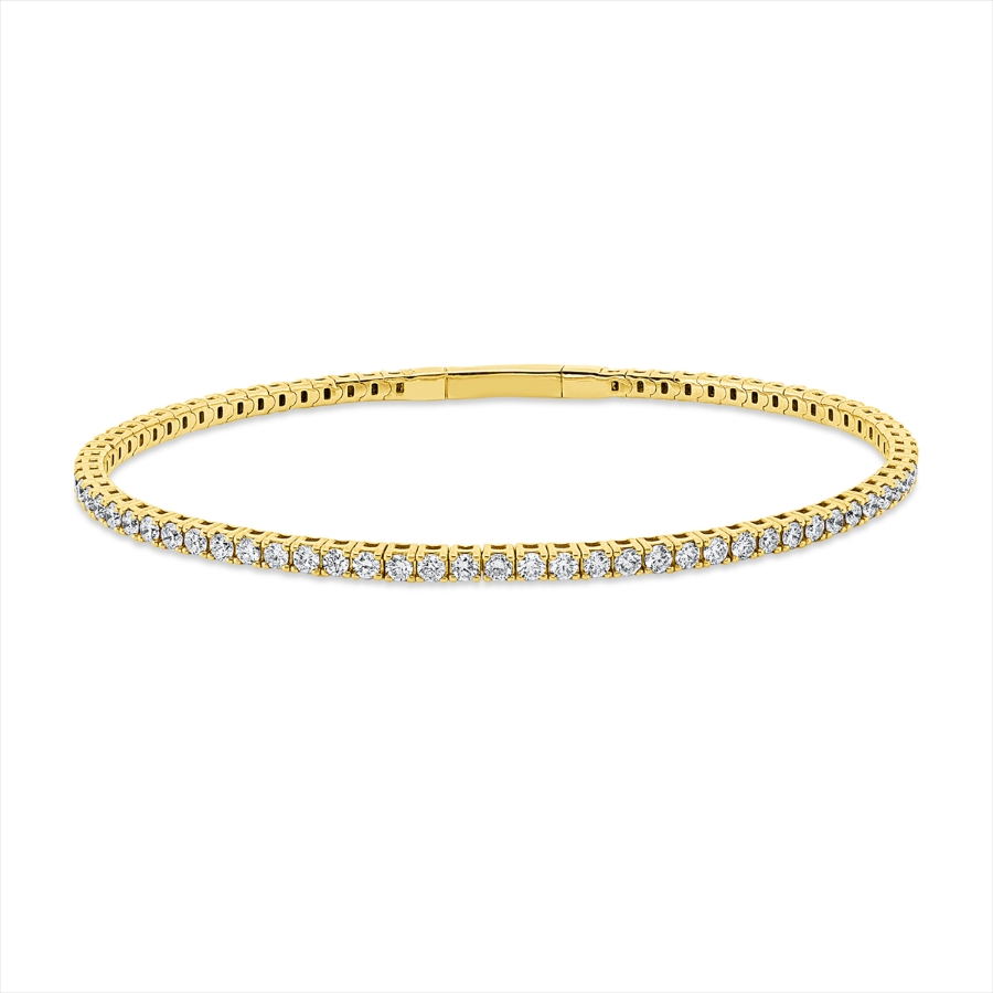 Armband 4er-Krappe 18 kt GG, flexibel