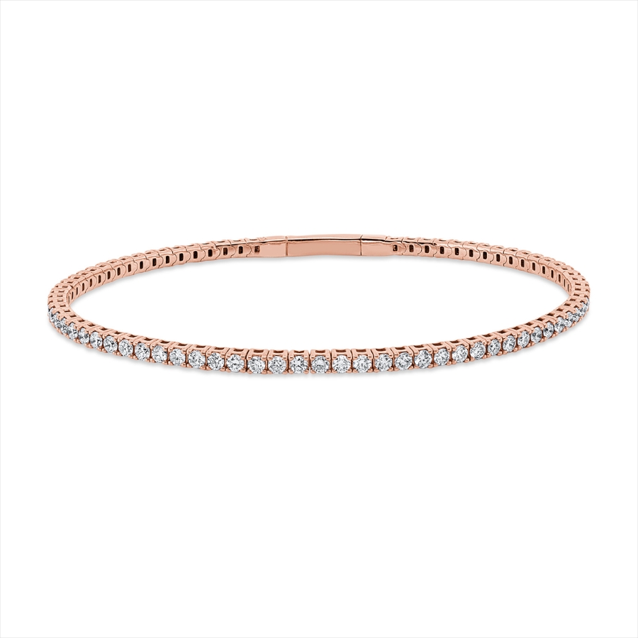 Armband 4er-Krappe 18 kt GG, flexibel