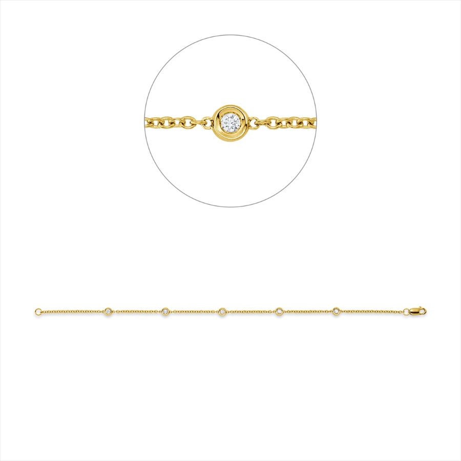 Armband 18 kt GG