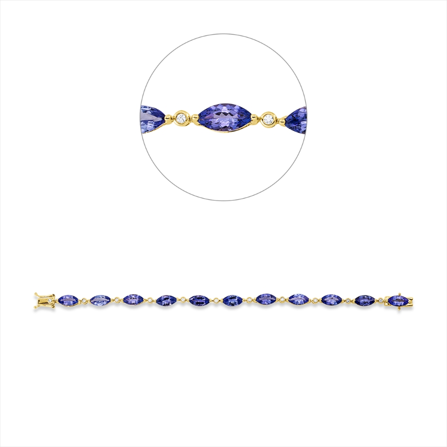 Armband 14 kt GG