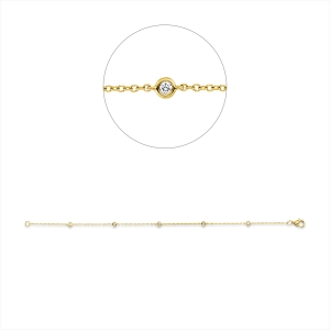 Armband 18 kt GG