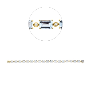 Armband 4er-Krappe 18 kt GG