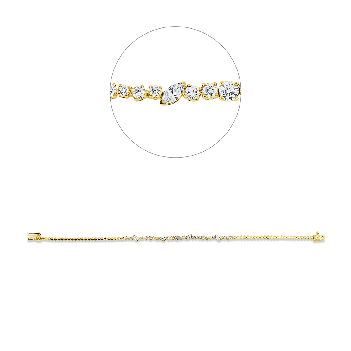 Armband 18 kt GG