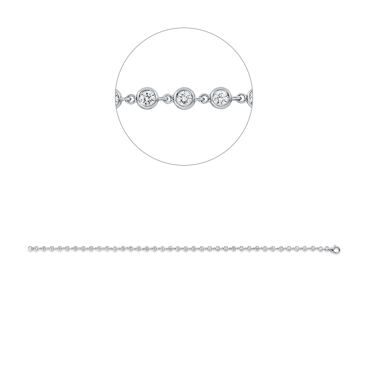Armband Zarge 18 kt WG