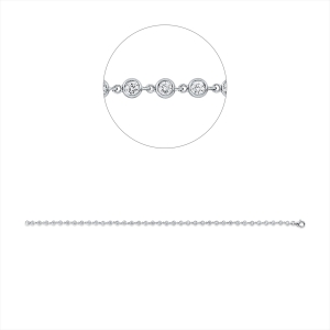 Armband Zarge 18 kt WG