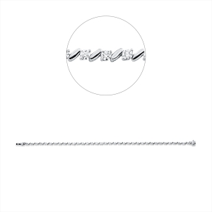 Armband 18 kt WG