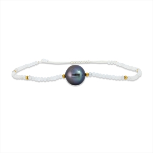 Armband  14kt Gelbgold mit Farbstein