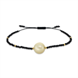 Armband  14kt Gelbgold mit Farbstein