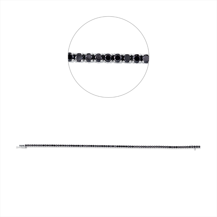 Armband 4er-Krappe 18 kt WG