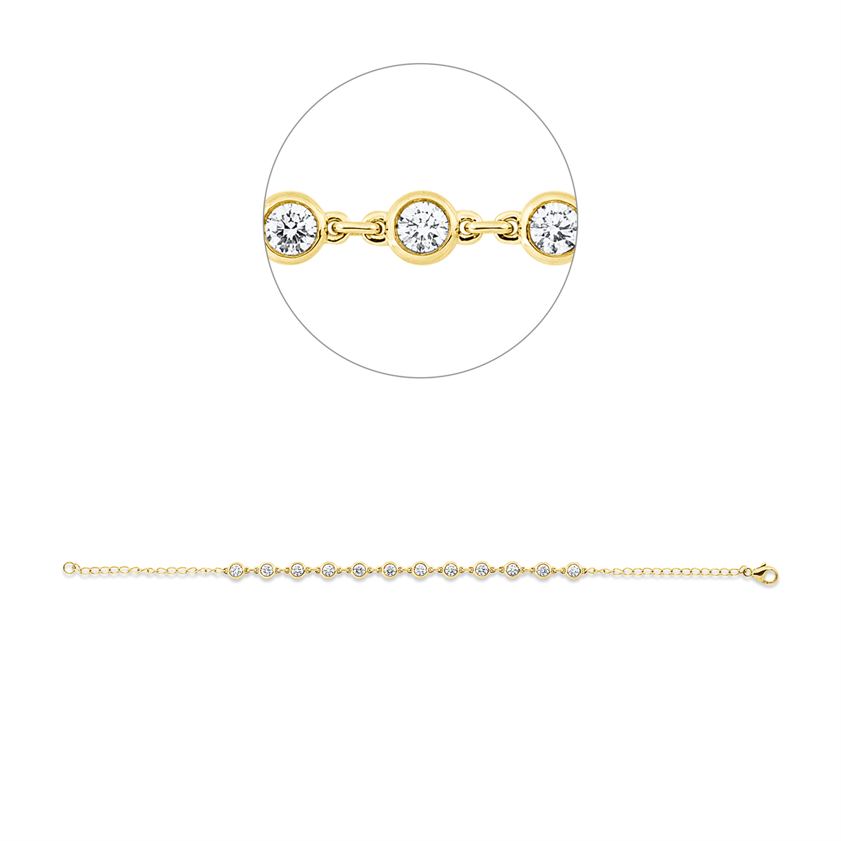 Armband Zarge 18 kt GG