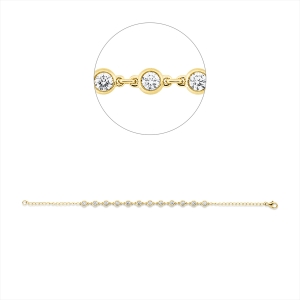 Armband Zarge 18 kt GG