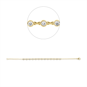 Armband Zarge 18 kt GG