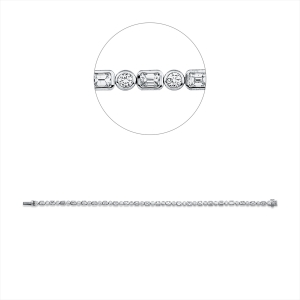 Armband 950 Pt WG+P950