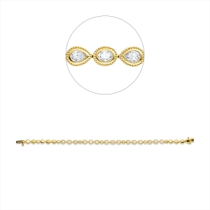 Armband Zarge 18 kt GG