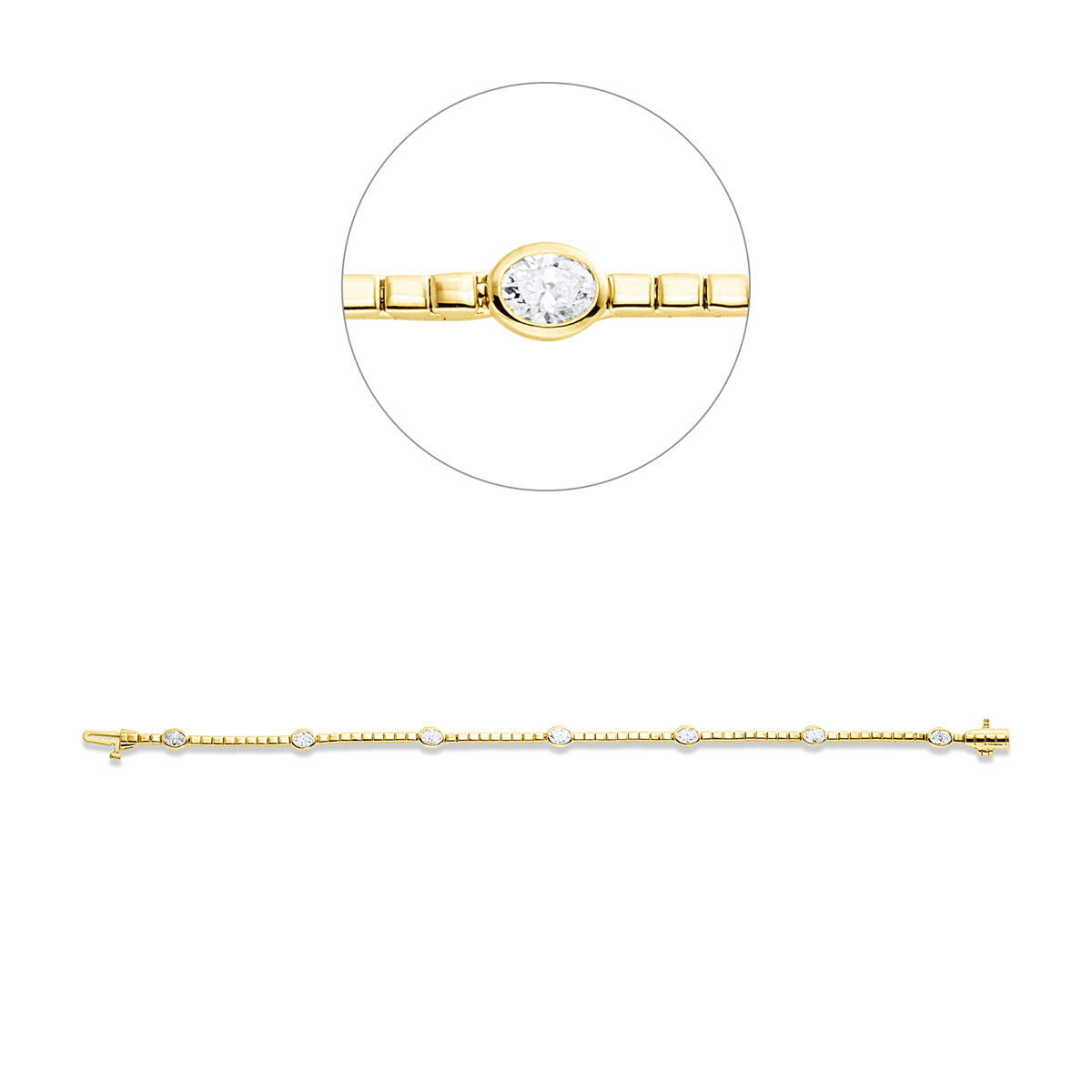 Armband Zarge 18 kt GG