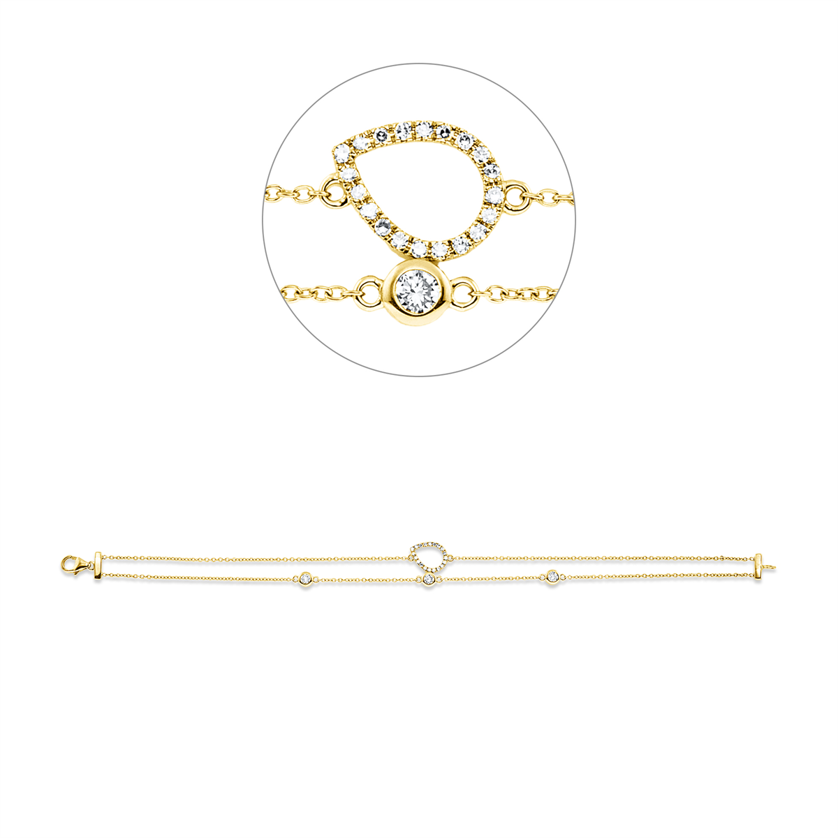 Armband 18 kt GG