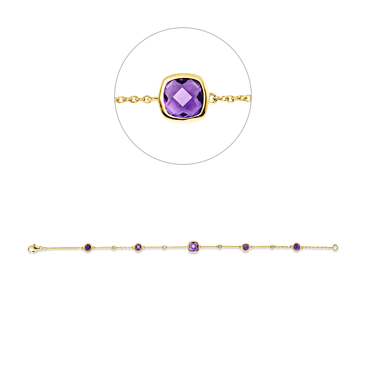 Armband 18 kt GG