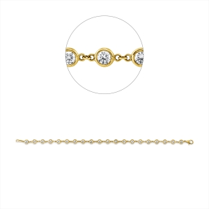Armband Zarge 14 kt GG