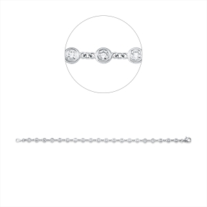 Armband Zarge 18 kt WG