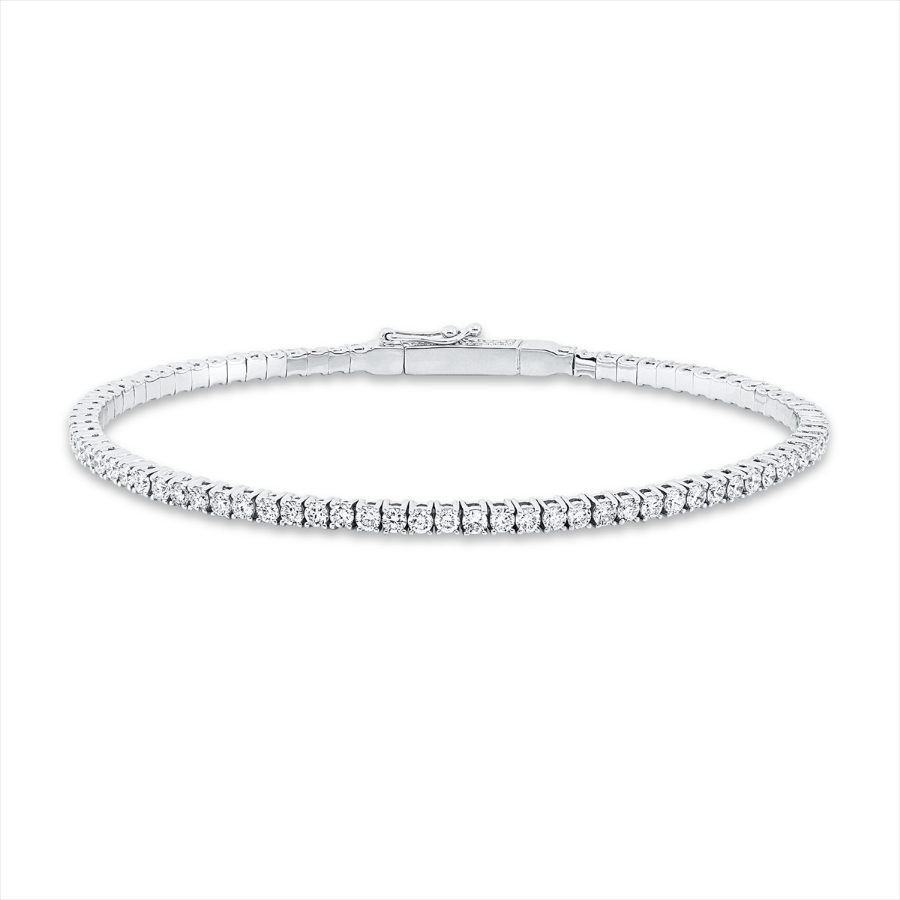 Tennisarmband  18kt Weißgold mit 2,28ct Diamanten