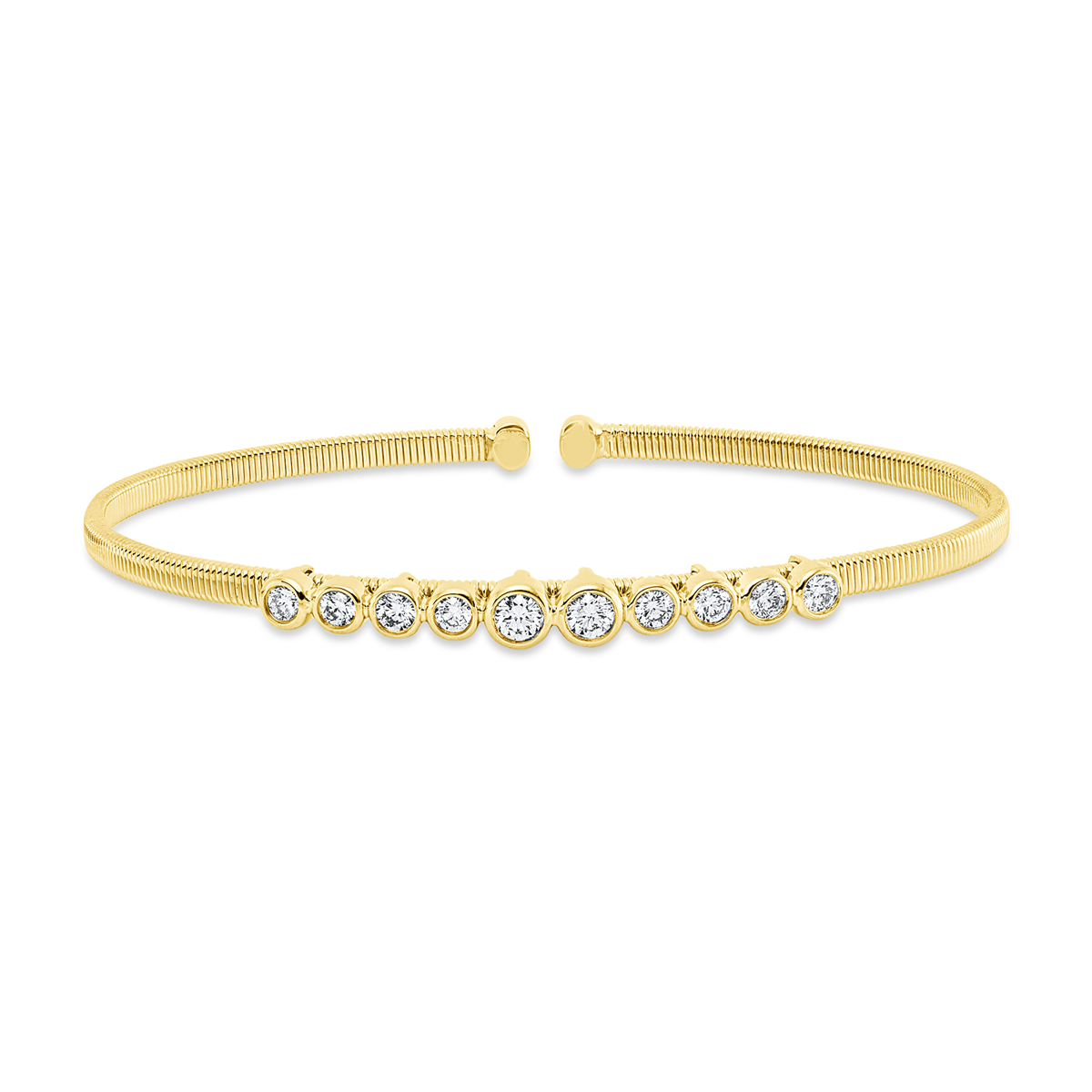 Armreif Zarge 14 kt GG