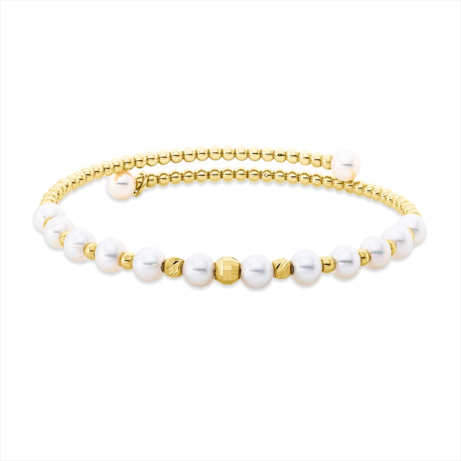 Armreif  18kt Gelbgold mit 0,00ct Diamanten