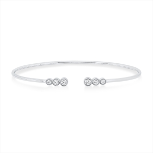 Armreif 18 kt WG, flexibel