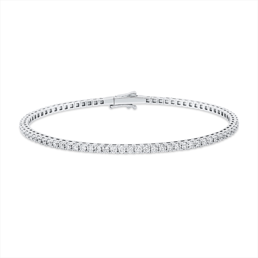 Tennisarmband  18kt Gelbgold Größe 16 mit 2,00ct Diamanten